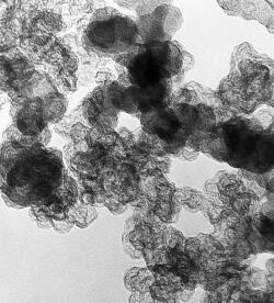 Transmission electron microscopic images of KETJENBLACK EC
