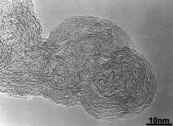 Transmission electron microscopic images of KETJENBLACK EC